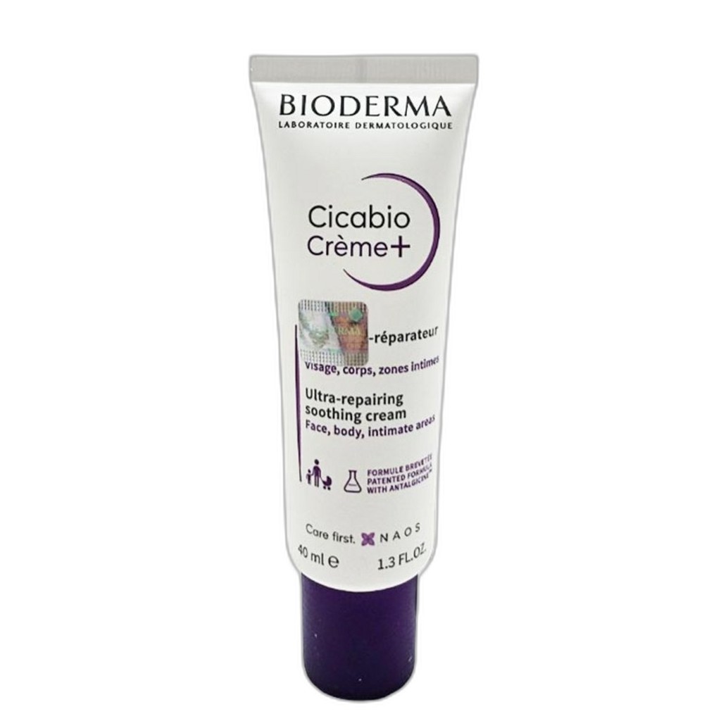 [bioderma] Cicabio Creme+ Ultra-Repairing Soothing Cream, 40ml, 1pc / Korean Moisturizer / Repairing