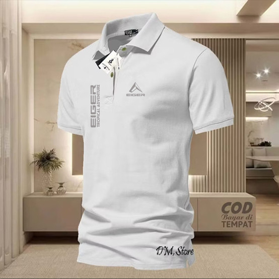 Mager Tropical Kirka ข้อความ Silver CollarPOLO เสื้อโปโล/ Tshrit ผู้ใหญ่ Wangki สําหรับผู้ชายและผู้หญิง