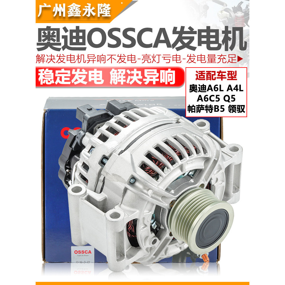 เหมาะสําหรับ Audi A4 A4L B9 A6 A6L C5 C6 C7 Q5 Passat B5 ปลอกคอเครื่องกําเนิดไฟฟ้าประกอบ