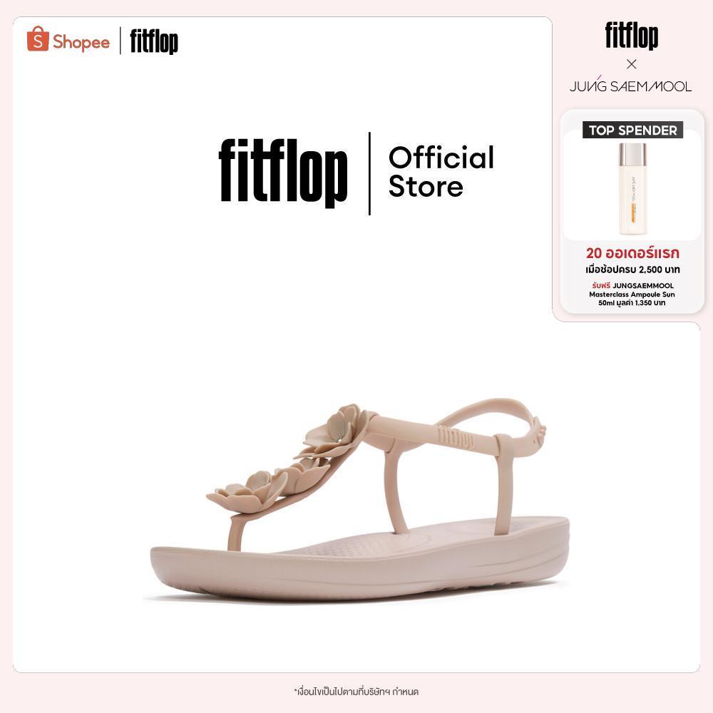 FITFLOP IQUSHION SPLASH FLOWER T-BAR รองเท้าแตะผู้หญิง รุ่น A6U-C53 สี PINK