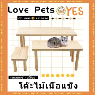 [HAMSTER TRAVEL]โต๊ะไม้หนูแฮมสเตอร์ แพลตฟอร์มเพิ่มพื้นที่กรง ดีไซน์เรียบง่าย แข็งแรง ใช้งานคุ้มค่า