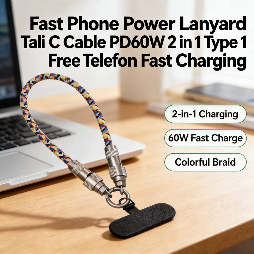 Mobilephone Lanyard สายชาร์จ PD 60W - รูปที่ 1