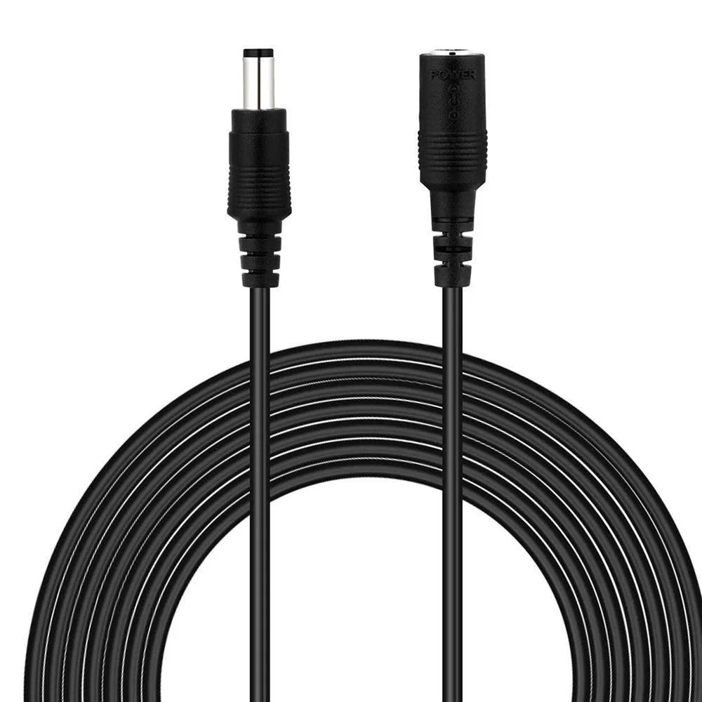 DC 12V Power Adapter Extension Cable 5.5*2.1mm Male Female Power Cord Extend Wire 1M 2M 3M 5M 10M Ca