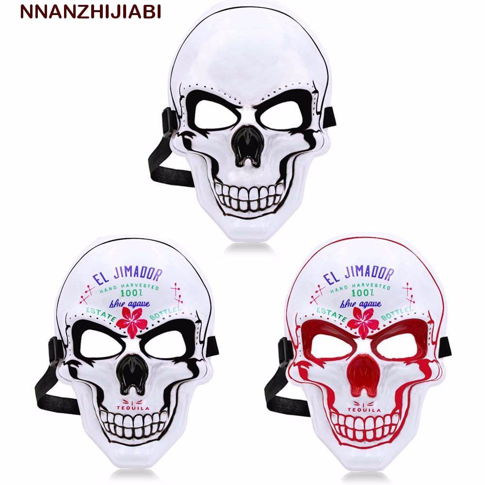 NANZHIJIABI หน้ากากคอสเพลย์ Anime Mask Masquerade Party Mask EL คอสเพลย์เฉพาะหน้ากากฮาโลวีน Party Ma