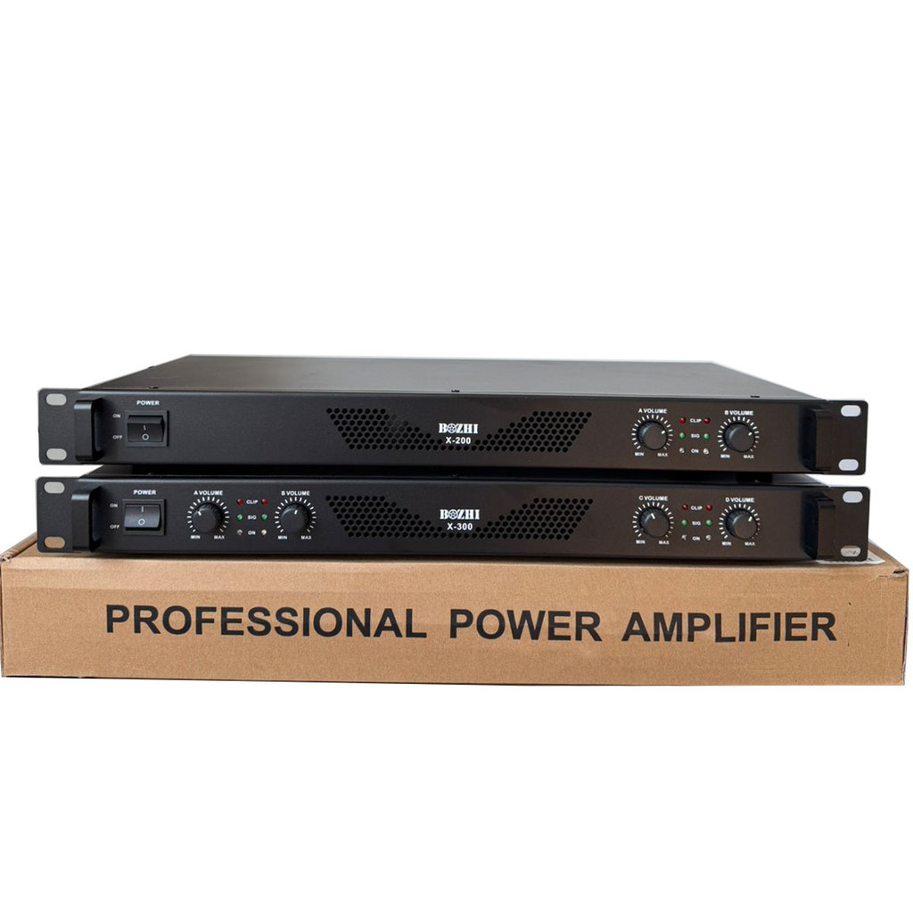 (ราคาต่อ 1 เครื่อง ) POWER AMPLIFIER เพาเวอร์ switching 350วัตต์ มี2แบบเลือกได้ 2CH/4CH รุ่นX-200 X-300