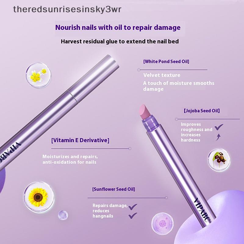 FG 3In1 เซรามิค Cuticle Oil Brighten Moisturizing Remover ปากกาบํารุงเล็บ Care Essence ปากกาซ่อมเล็บ Damage HS
