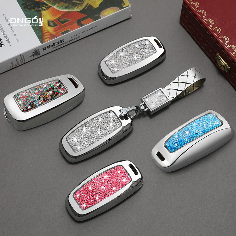 ONGO รูปร่าง Action เหมาะสําหรับ Audi A6L Key Shell A4L ฝาครอบ Q2L รถ Q3 Q5L A5 A7 A8