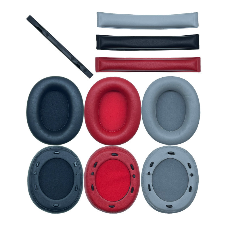 เหมาะสําหรับ EDIFER Edifier W800BT PLUS ฝาครอบหูฟังเบาะ Head Beam Cover สีแดงสีดําสีเทา earpads