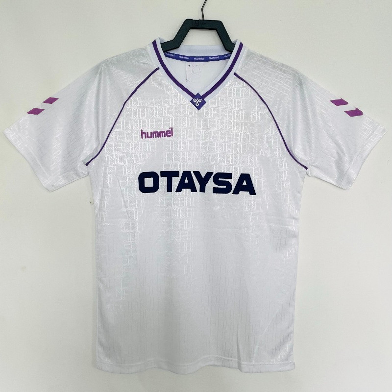 1990-92 HM Home White Retro เสื้อฟุตบอลคุณภาพสูง S-XXL