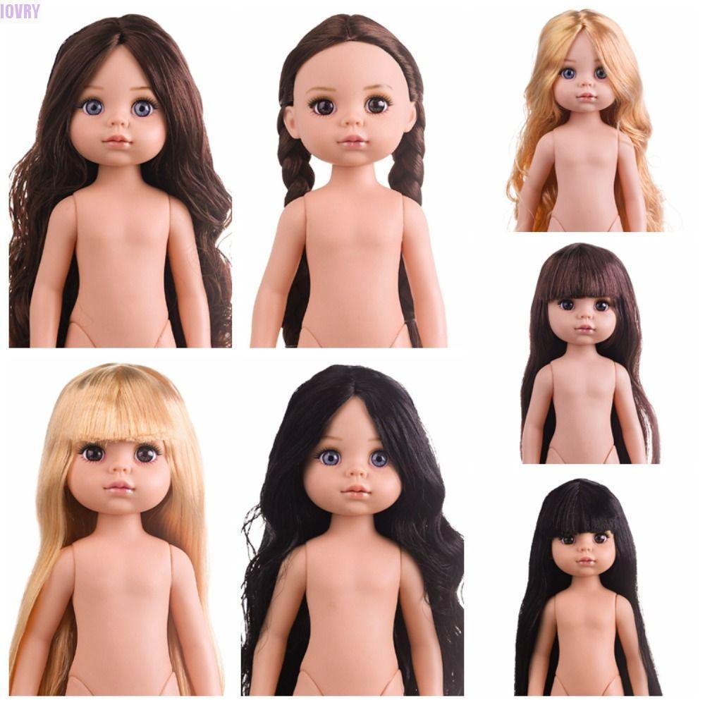 IVORY BJD ตุ๊กตาสาว, 30 ซม.ความสูง 3 สีผม 12 นิ้วตุ๊กตา,สาวของขวัญแต่งตัวสีน้ําตาลตาผมสีบลอนด์ Humanoid ตุ๊กตาของเล่นเด็ก