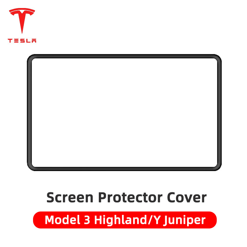 🚚จัดส่งจากไทย🚚กรอบซิลิโคนหน้าจอ Tesla Model 3 Highland/New Y Juniper ปี2025 ป้องกันขอบหน้าจอและกระจกมองหลัง ฝาครอบตกแต่ง