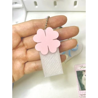 ที่เปิดฝากระป๋อง ใบ clover พวงกุญแจห้อยกระเป๋า ลายโบว์ หัวใจ น่ารัก พกพาง่าย Bag Charm Cute Keychain ck7