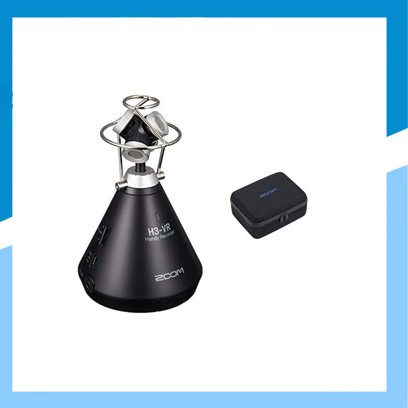 "ZOOM H3-VR: 360° VR Handheld Recorder for ASMR, Live Streaming & Binaural Audio - USB Mic with 3-Ye