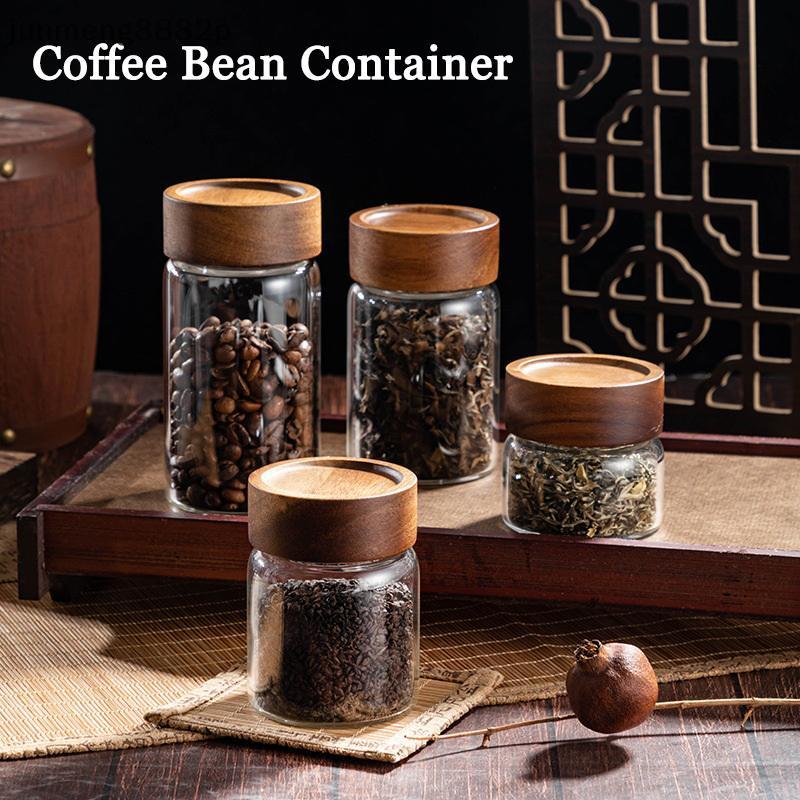 (GOOD) เมล็ดกาแฟคอนเทนเนอร์หลอดจอแสดงผล Ra ขวดชาแก้วเดี่ยว Dose Espresso อุปกรณ์เสริม Coffeware ชุด Barista เครื่องมือของขวัญ (ใหม่)