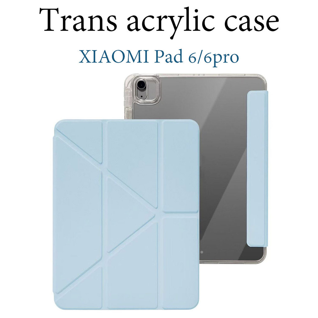 Xiaomi Mi Pad เคส พร้อมที่ใส่ปากกา Yพับcase Mi Pad 7 8 Mipad 5/6 proเคสใส เคสแท็บเล็ต 3พับ redmi pad2/SE 11 CaseSmart
