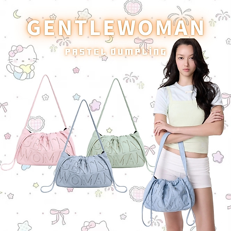 🔥[พร้อมส่ง] gentlewoman PASTEL DUMPLING🥟  กระเป๋าสะพายไหล่