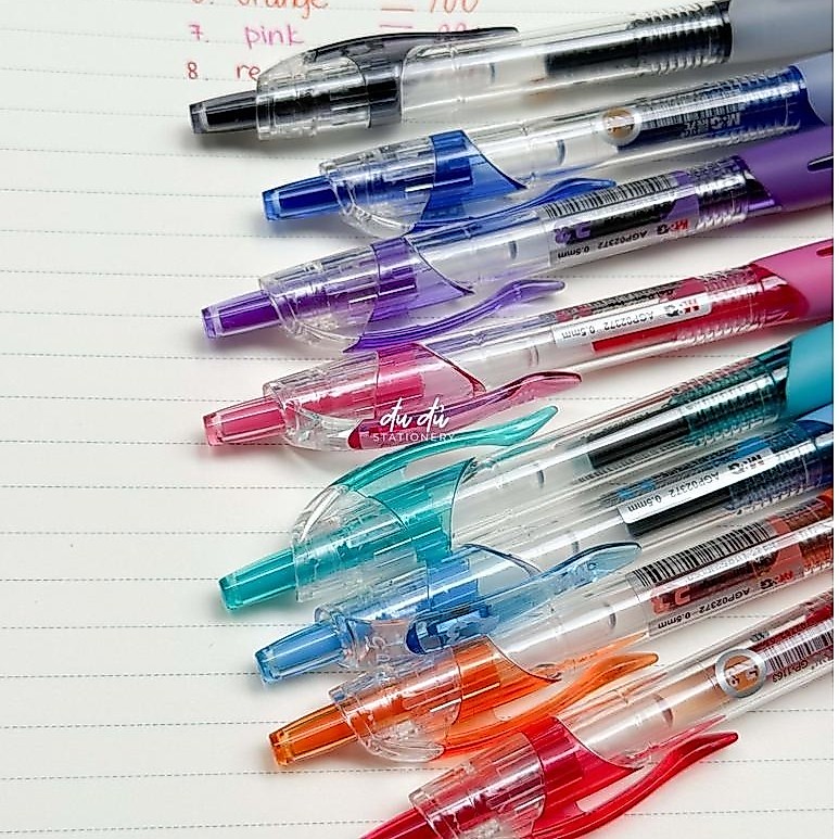 ปากกาเจล M&G R3 สี Take Note Bullet Journal Nib 0.5MM Smooth | มะละกอ