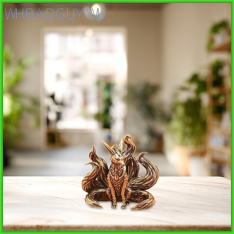 [whbadguywu] Mini Fox รูปปั้น Fox เครื่องประดับของที่ระลึกเดสก์ท็อปสะสมแบบพกพา