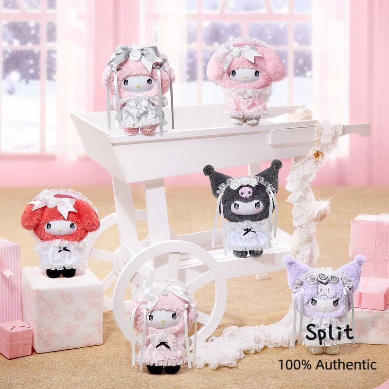 ของแท้ Sanrio Family Rose Garden Dream ไวนิลตุ๊กตา Mystery Box จี้