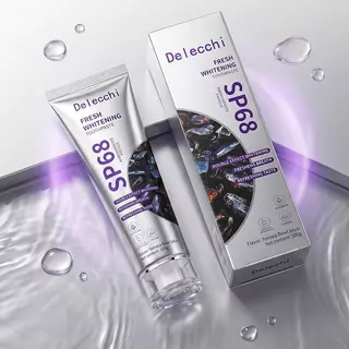 【 ซื้อ 1 แถม 1】 Delecchi SP68 ยาสีฟันไวท์เทนนิ่ง 100g - ขจัดคราบ ลดหินปูน ลมหายใจสดชื่น
