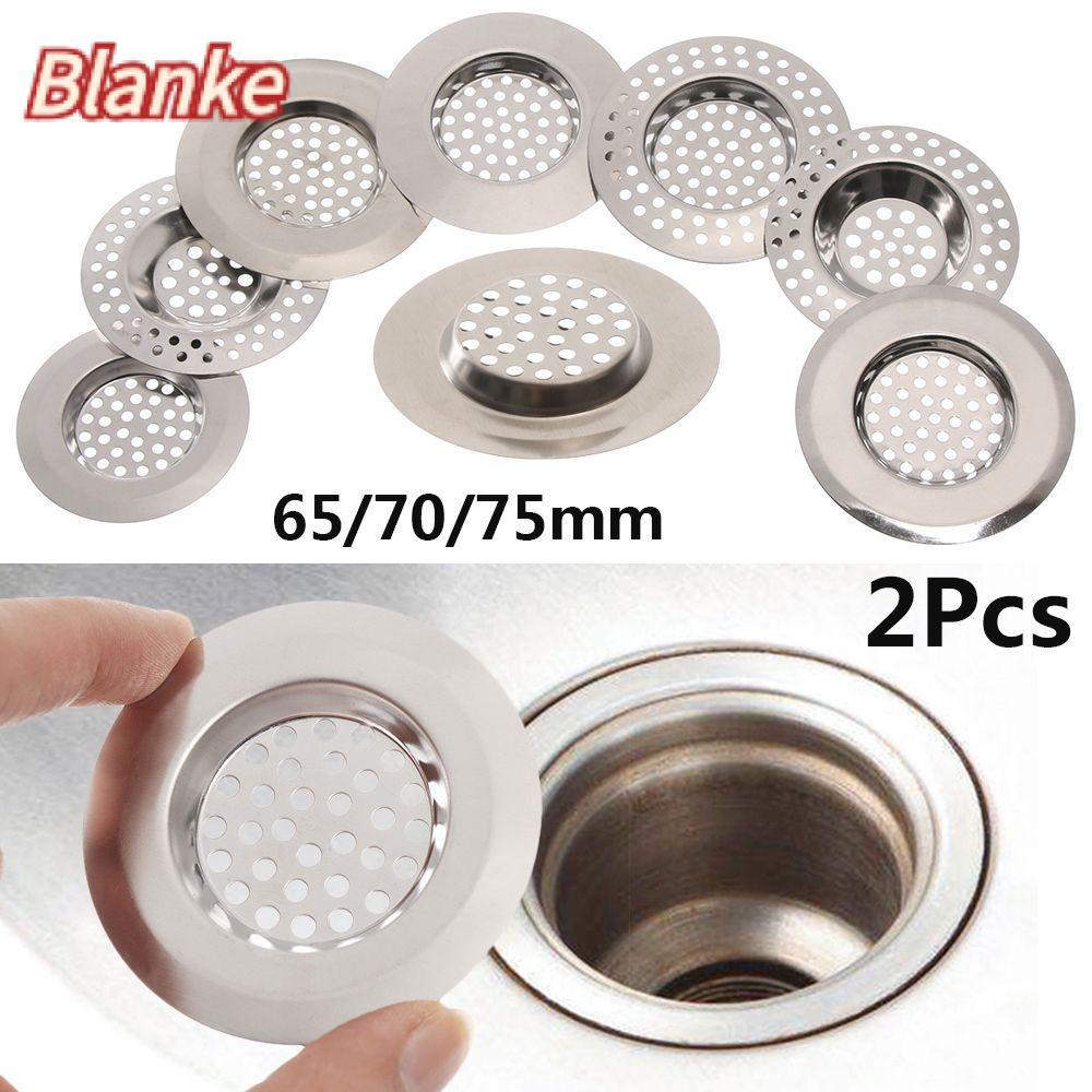 BLANKE 2 ชิ้นอ่างล้างจานกรองท่อระบายน้ําห้องน้ําอ่างอาบน้ําฝักบัว Anti Clog Stopper ตะกร้าตาข่ายดัก