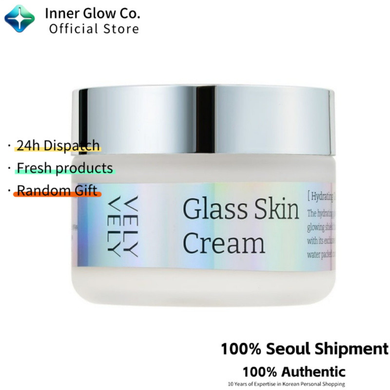 Vely Glass Skin Cream 60ml - Plump, Radiant, Glass Skin Glow