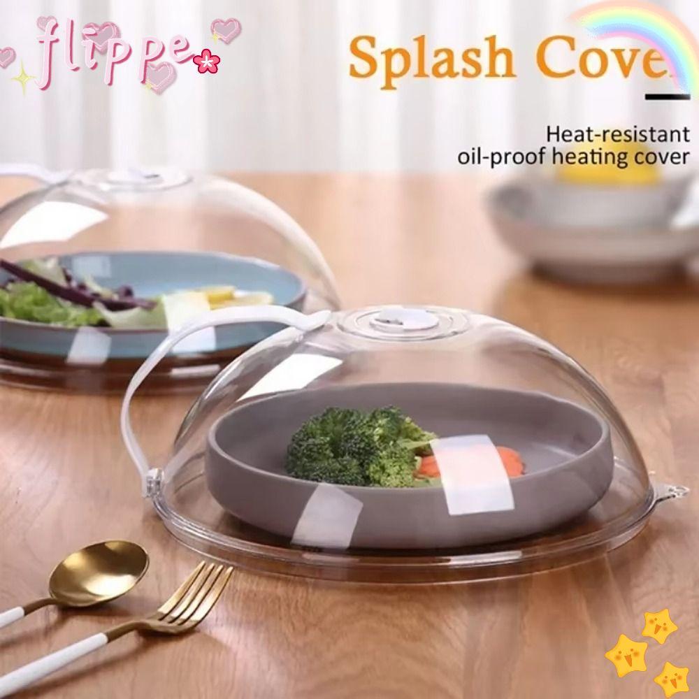 FIPE 1 ชิ้นฝาครอบอาหารไมโครเวฟ, Stackable Anti Splatter ไมโครเวฟความร้อน Splash Cover, พร้อมช่องระบายอากาศพลาสติกสด-เก็บแผ่นชามฝาครอบความร้อนปิดผนึก