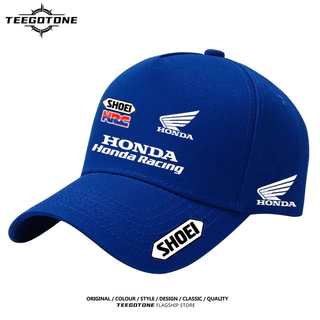 🧢 【หมวกเบสบอลขายดีที่สุด】 หมวกเบสบอล Honda ฮอนด้า ฮอนด้ารถจักรยานยนต์ปรับผ้าฝ้ายหมวกเบสบอลผู้ชายและผู้หญิงถนนหมวกเบสบอล