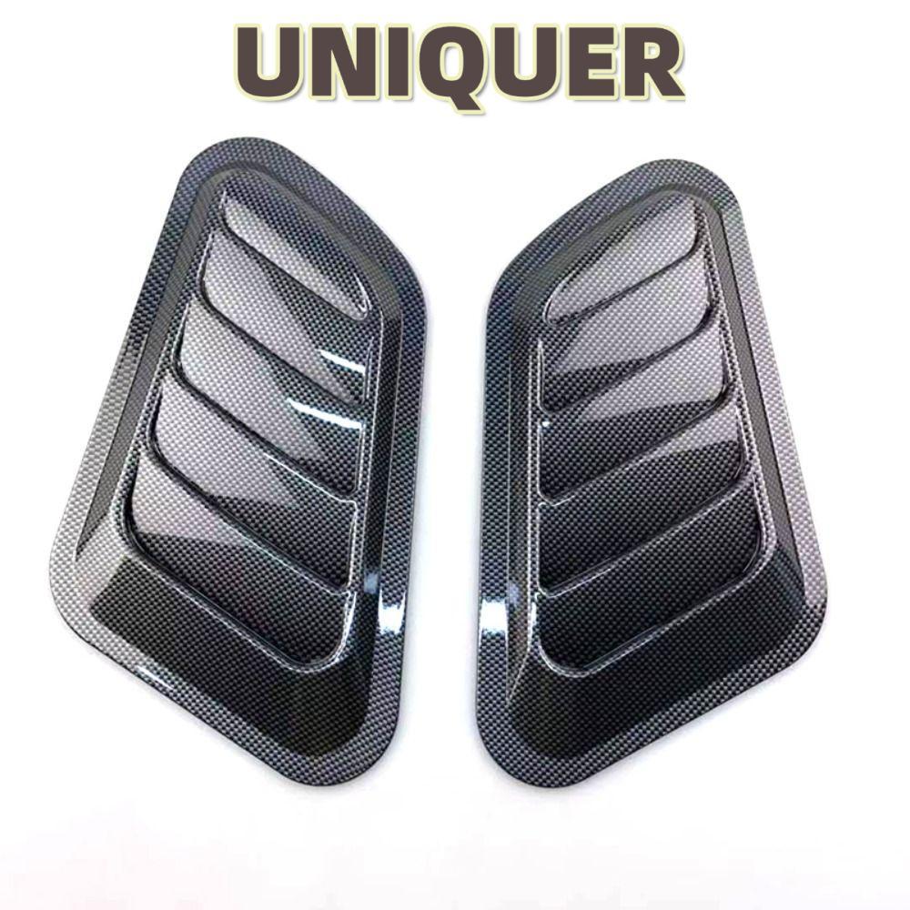 UNIQUER อุปกรณ์ตกแต่งรถยนต์ สติ๊กเกอร์ติดรถยนต์ อุปกรณ์ตกแต่งความปลอดภัย ฝาครอบช่องระบายอากาศ
