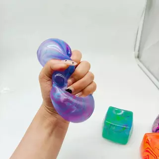 NeeDoh Maltose ของเล่นบรรเทาความเครียด Cube Sensory Fidget ของเล่นช้า Rebound นุ่มและข้าวเหนียวที่เต็มไปด้วยเจลยืดหยุ่น Ice Cube บรรเทาความวิตกกังวล