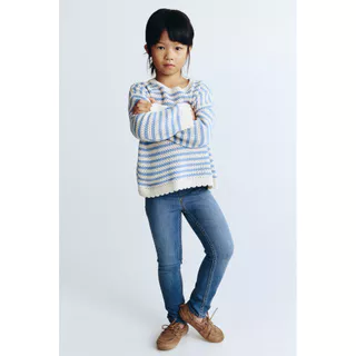H&M(เอชแอนด์เอ็ม) กางเกงเจ็กกิ้งผ้าเดนิม เด็กผู้หญิง 1228532_3