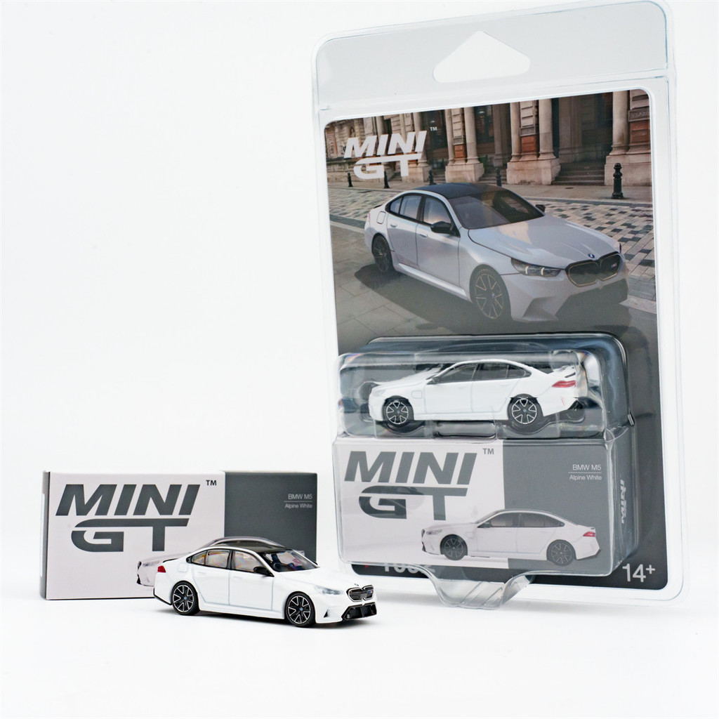[คลังสินค้าพร้อม] พร้อมส่ง MINIGT 1: 64 BMW BMW M5 Alpine Alloy Car Model