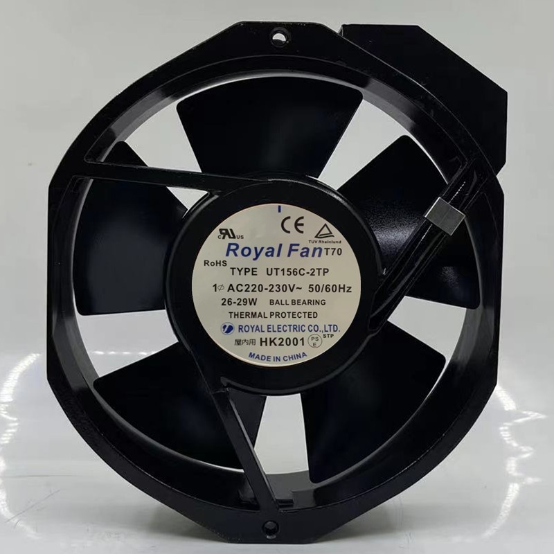 UT156C-2TP ญี่ปุ่น ROYAL FAN TYPE 26-29W 220-230V พัดลมสีทองแดง