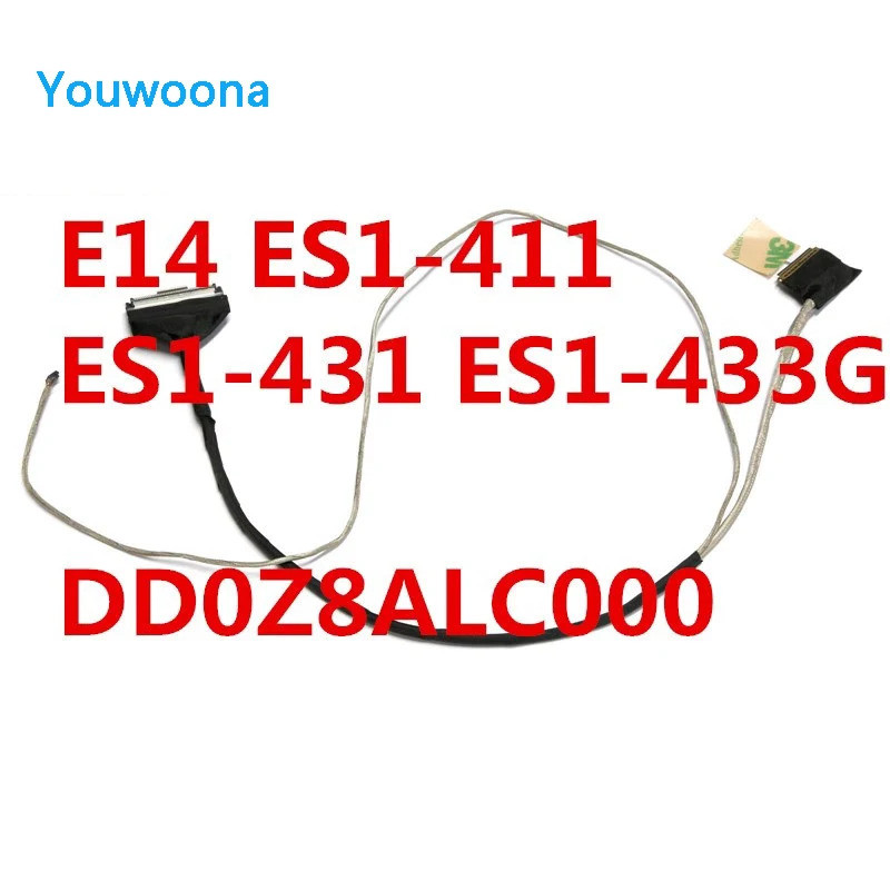 INEW แล็ปท็อป LED สาย LCD สําหรับ ACER E14 14 ES1-411 ES1-431 N15Q5 Z8A DD0Z8ALC000-