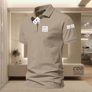 เสื้อยืด Q-U002 Blog collarPOLO Kiri + เสื้อคอปกผู้ใหญ่สีขาว Wangki โปโลผู้ชายเครื่องแบบเสื้อ/