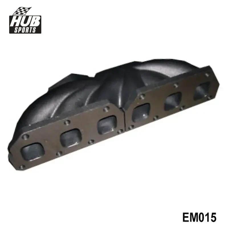 HU Cast Iron Turbo Exhaust Manifold Header For VW Jetta VR6 24V 2.8L 99-04 Fit 38MM Wastegate Fit T3
