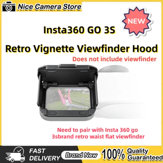 NewInsta360 GO 3S Retro Vignette Viewfinder Hood, Creative ยิงแรเงาฝาครอบ, Vintage กรอบ Vlog อุปกรณ์เสริมสําหรับ Insta360 GO 3S กล้อง