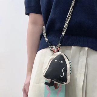Phone Lanyard with Pouch Crossbody Rotating Strap Shockproof Dust Proof for Mobile Easy Install