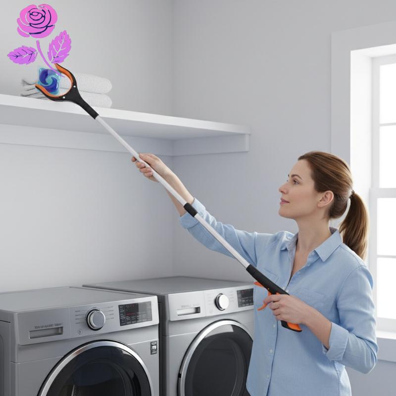 Good ขยะ Pier Gripper หมุนได้ 360 องศาถังขยะแบบพับได้ Pi Up เครื่องมือปรับ Extender สําหรับพลเมืองอา