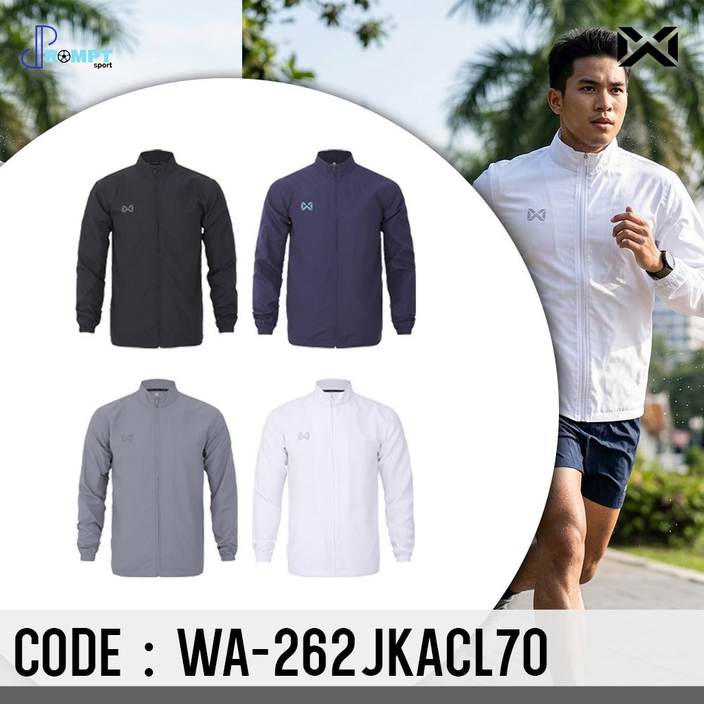 WARRIX เสื้อแจ็คเก็ตดีไซน์เรียบหรูที่ผสานความสปอร์ตและความคลาสสิก WA-262JKACL70 แท้ 100%