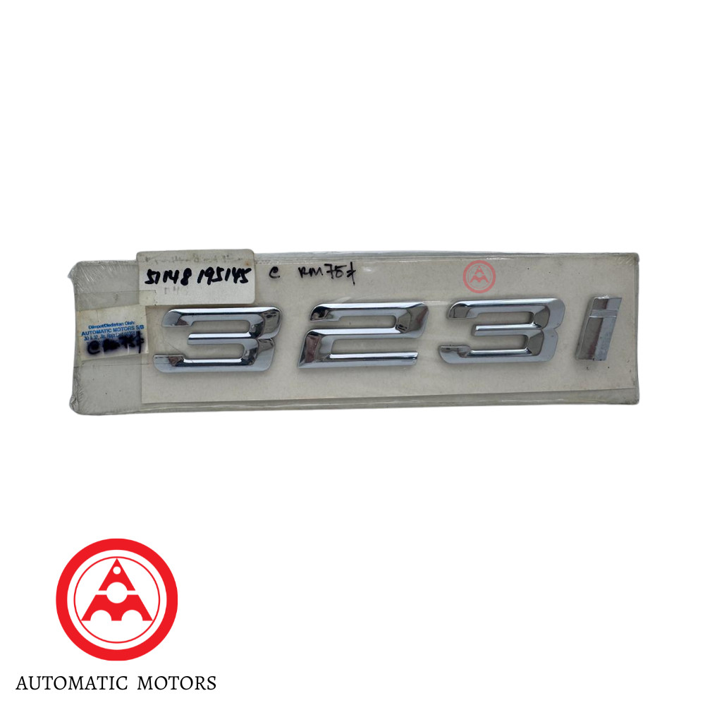 บูท BMW " 323i " โลโก้ E46-323i