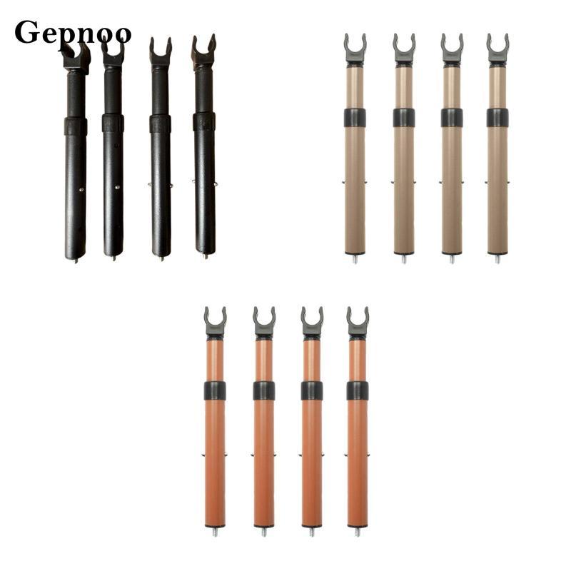 Gepnoo 4x Camping Cart Table Support Rod อุปกรณ์สําหรับตั้งแคมป์ Backpacking Backyard