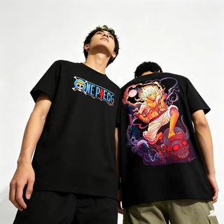 ZY 2026 เสื้อยืดคอกลมแขนสั้นผู้ชาย โอเวอร์ไซส์ ลายวันพีชอนิเมะ มาแรง ผ้าคอตตอนครอส นุ่มสบาย ยูนิเซ็กซ์