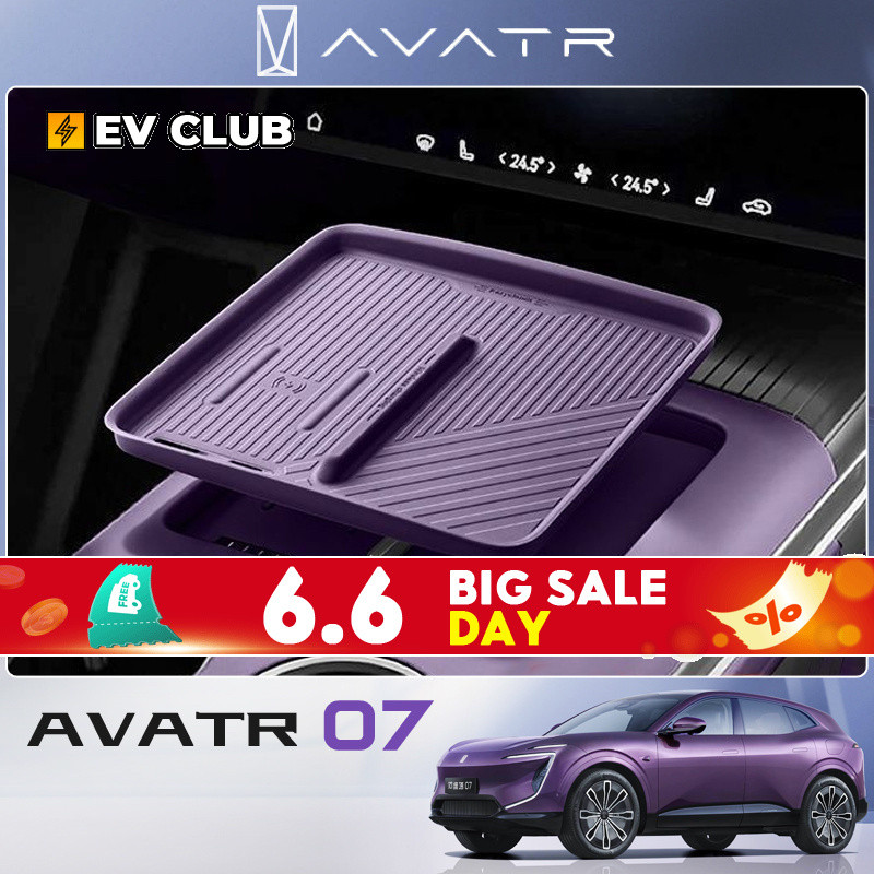 2026 changan avatr 07 ev รถอุปกรณ์เสริมรถพิเศษเฉพาะไร้สายชาร์จซิลิโคน Pad Anti-Slip Pad อุปกรณ์ตกแต่งภายในรถยนต์อุปกรณ์เสริมการปรับเปลี่ยน