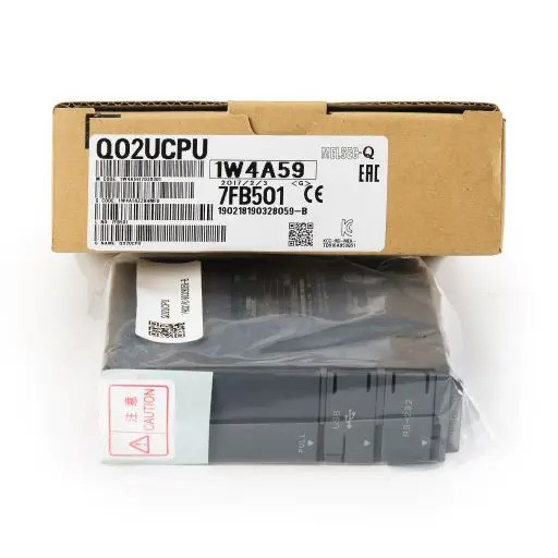 สินค้าใหม่คุณภาพสูง ยี่ห้อใหม่ Original Spot Plc Programming Controller Q02HCPU Q Series PLC Mitsubi