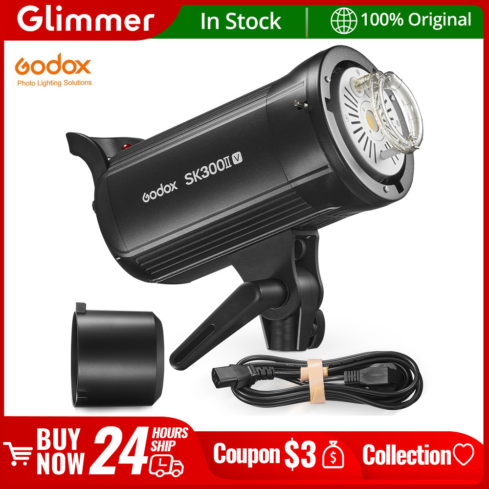 Godox SK300IIV SK400IIV SK300II-V SK400II-V 2.4G X ระบบ Professional Compact Studio แฟลชสําหรับถ่ายภ