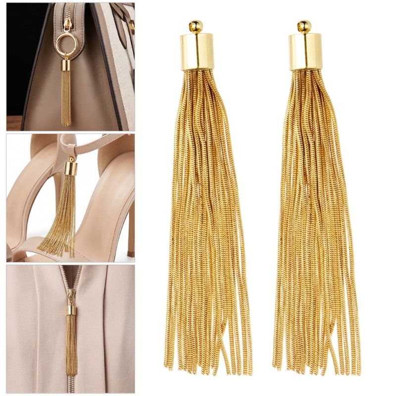 Stat Pack Of 4 Metal Tassels จี้ตัวเชื่อมต่อสําหรับเครื่องประดับทําและหัตถกรรมโครงการ