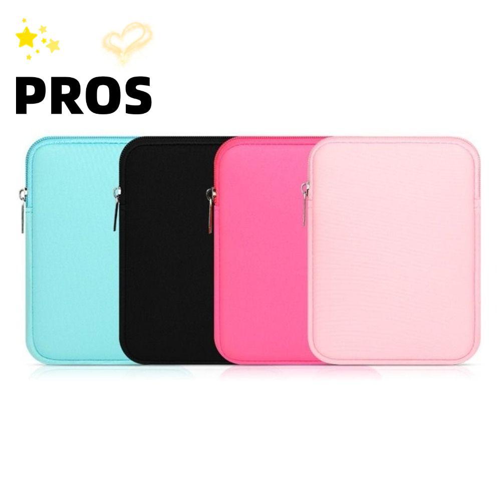 PROS E-Reader Sleeve, 6 6.8 7 10 11 นิ้ว Anti Scratch Tablet Storage Bag, น้ําหนักเบาสีสันกันกระแทกพกพาสําหรับ Kindle Paperwhite/Kobo/Boox/Surface/ Office Travel