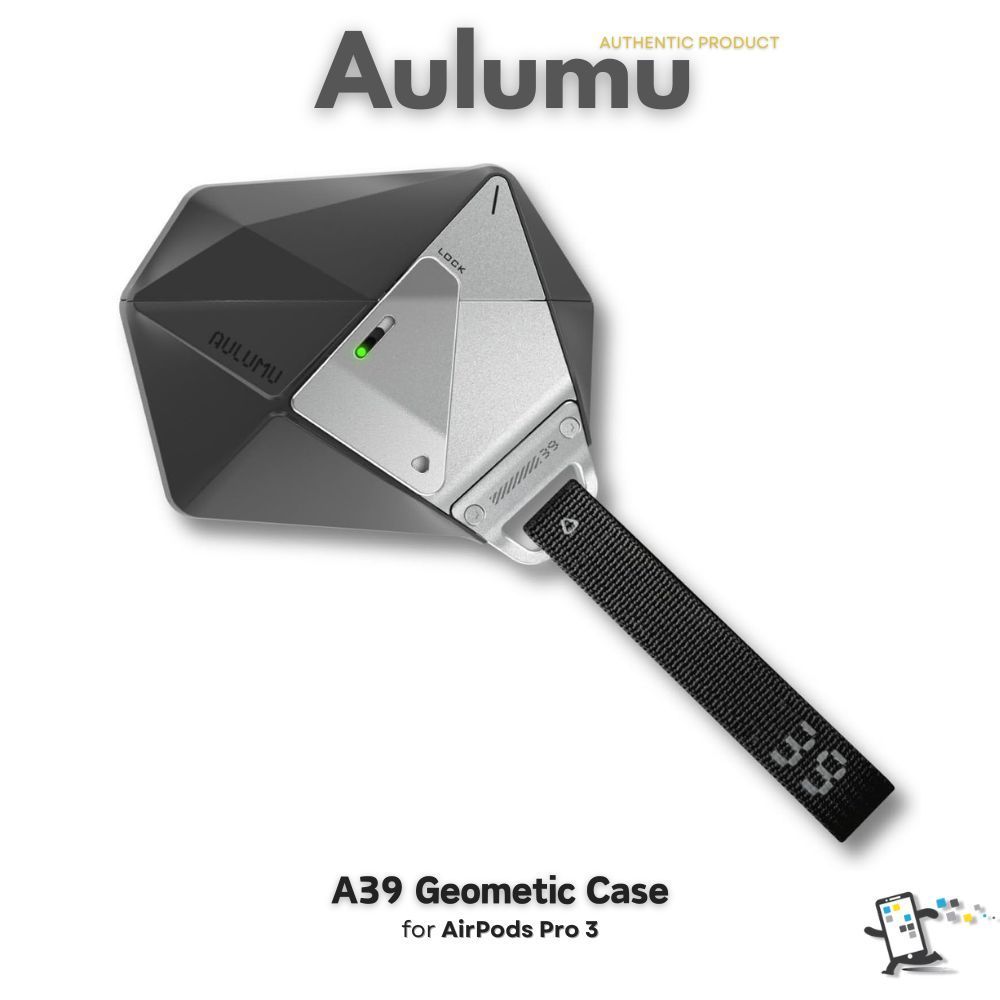 Aulumu A39 Geometric Case เคสสำหรับ AirPods Pro 3 (พร้อมส่ง)
