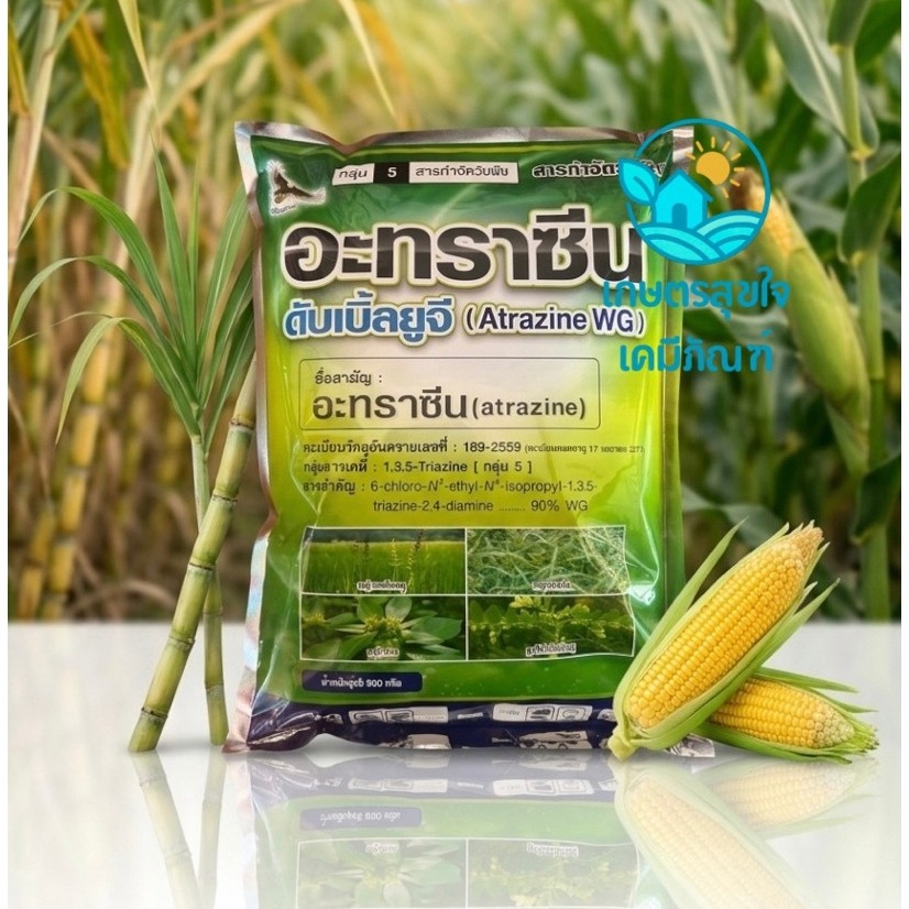 อาทราซีน เม็ด กำจัดวัชพืชใบแคบใบกว้าง ไร่อ้อย ไร่ข้าวโพด ไร่สับปะรด